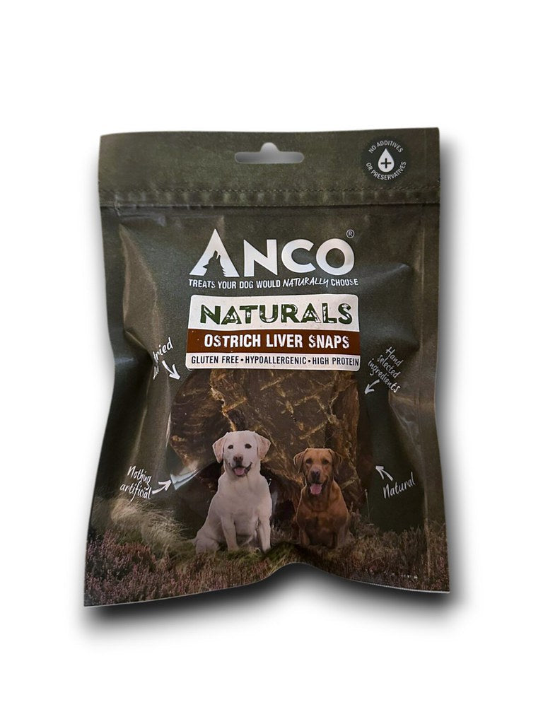 Anco Naturals Ostrich Liver Snaps